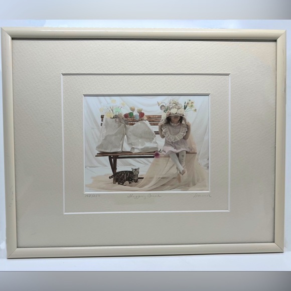 Norm Darwish Other - Hand Colored Limited Edition Norm Darwish “Shopping Break” Black & White Photo